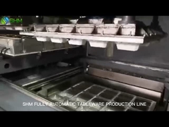 Machine voor het maken van tafelgerei met duurzame pulpvormmachine