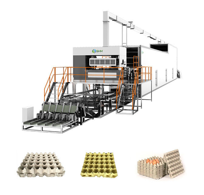 Machine voor het maken van duursame eierenbakken met hoge snelheid met metalen droger met 6 lagen