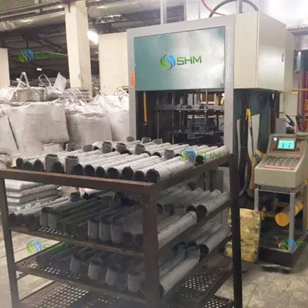 Automatische gietmachine voor het gieten van papierbuizen voor gieterij met warmpersapparatuur