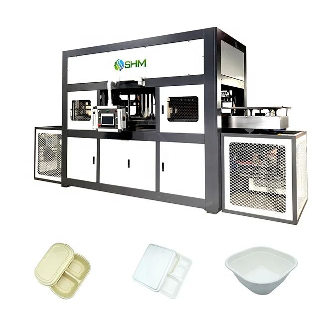 Bagasse Pulp Molding Machine Fiber Molding Machine Geen installatie vereist maakt papieren bekertjes